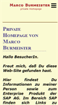 Mobile Screenshot of marco-burmeister.de